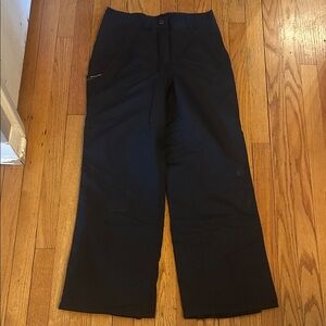Women’s black Obermeyer ski pants, size 4